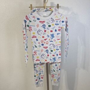 Hanna Andersson- Pixar- Colorful character Kids Pajama Set- Size 10
